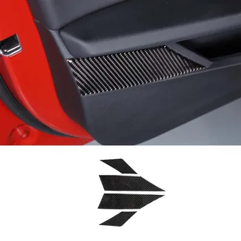 Для 2020-2023 BMW 2 Series мягкая панель двери из углеродного волокна автомобиля декоративная наклейка аксессуары для защиты салона автомобиля 4 шт.