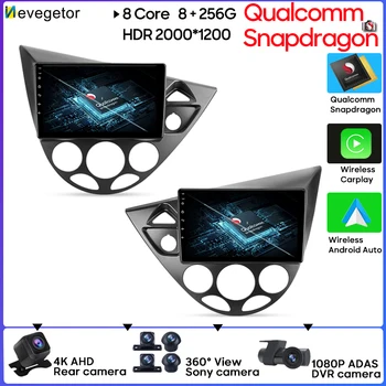 Qualcomm Snapdragon Android 13 8 CORE Авто Радио Видеоплеер Для Ford Focus 1 LHD RHD 1998 - 2005 Carplay No 2din DVD Bluetooth