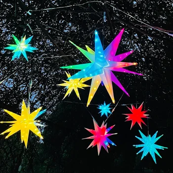 Thrisdar Smart App Управляемый светодиодный фейерверк Открытый RGB Звездный свет Светодиодный фейерверк Метеорит Свет для декора рождественской вечеринки