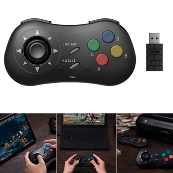 Геймпад Беспроводной игровой контроллер, совместимый с персональнымиКомпьютер Беспроводнойигровой джойстик Поддержка NEOGEO Mini Connection
