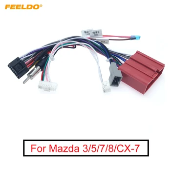 FEELDO Авто 16-контактный стерео радио кабель питания адаптер жгут проводов для Mazda 3 (08-12) / 5 (08-15) / 6 (07-12) / 8 / CX-7