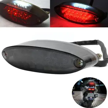 Для мотоцикла Светодиодные индикаторы сигнала заднего стоп-стопа заднего фонаря мотоцикла задний стоп-сигнал для Harley BMW Honda ATV задний фонарь D5K9