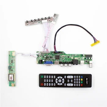 Плата контроллера ЖК-телевизора с TV AV VGA Audio USB HDMI-совместимый 15,6-дюймовый 1280X800 B154EW01 N154I2-L02 QD15TL01 LTN154X3-L06-J