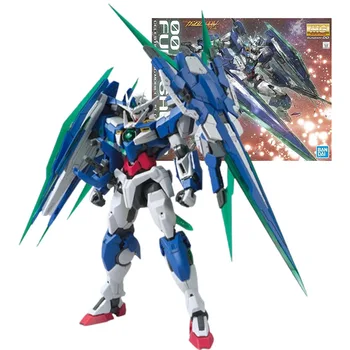 Bandai Подлинная фигурка Gundam Модель Набор Аниме Фигурка MG 1/100 GNT-0000 00Qan[T] Полная коллекция сабель Gunpla Фигурки Игрушки