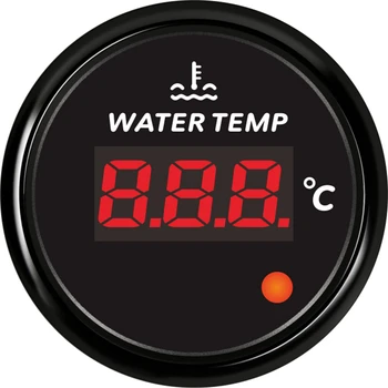Новое поступление 52 мм 40-120 градусов Показать датчики температуры воды 291-22 Ом Цифровые измерители температуры воды с системой сигнализации для автоматической лодки