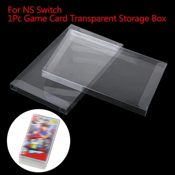  1 шт. Пластиковая прозрачная защитная коробка из ПЭТ Игровая карта Цветная коробка Протектор Коллекция Хранение для NS Switch