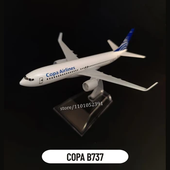 Масштаб 1:400 Металлическая реплика самолета Панама Copa B737 Latin Airlines Boeing Модель самолета Авиация Коллекционная миниатюра