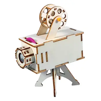 Деревянные модели Игрушки для сборки, Проектор Строительный проект Эксперименты Наборы «Сделай сам» для подростков, детей