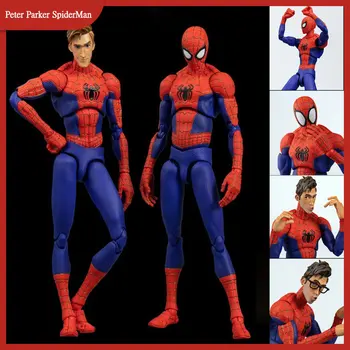 Originate Marvel Человек-паук Питер Паркер Майлз Моралес Вселенная Пенни Паркер Параллельно Фигурка Модель Коллекционные игрушки
