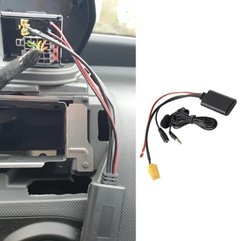 Авто Радио 6Pin Mini ISO AUX IN Замена 3,5 мм Аудио Bluetooth 5.0 Микрофонный кабель для Fiat Bravo Panda Punto