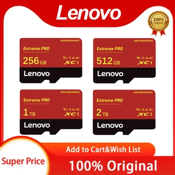 Lenovo 2 ТБ Class10 Micro TF SD 512 ГБ 256 ГБ Высокоскоростные карты памяти 128 ГБ UHS-I Flash SD Карта памяти для Nintendo Switch