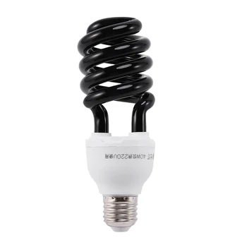 E27 40 Вт УФ Ультрафиолетовый Флуоресцентный Черный Свет CFL Лампа Лампа 220 В Форма: Спираль Мощность Напряжение: 40 Вт 220 В