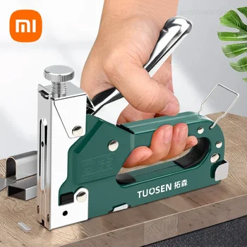 Xiaomi Tuosen Ручной степлер Цельностальной сверхмощный степлер Набор для домашнего декора Наружный и внутренний ремонт скоб Деревообрабатывающие инструменты