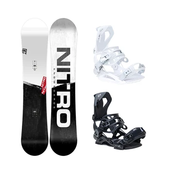 Оптовые высококачественные регулируемые черные алюминиевые лыжи и крепления для сноуборда мужские крепления крепления для сноуборда
